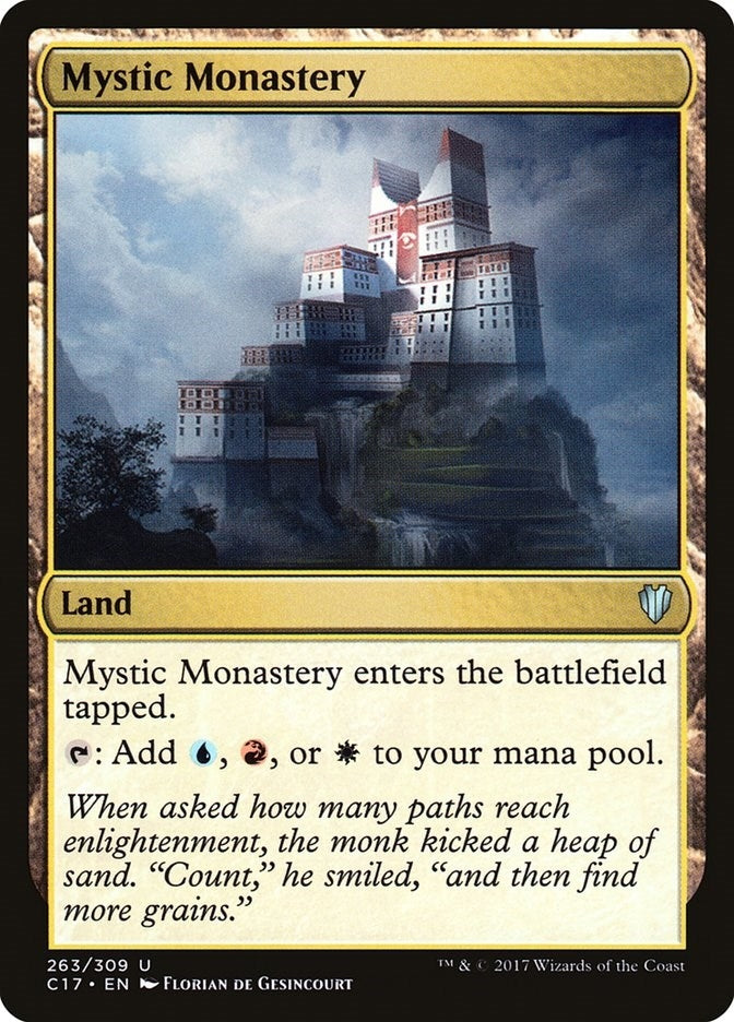Image for Mystic Monastery (Commander 2017) (263) - Magic: The Gathering