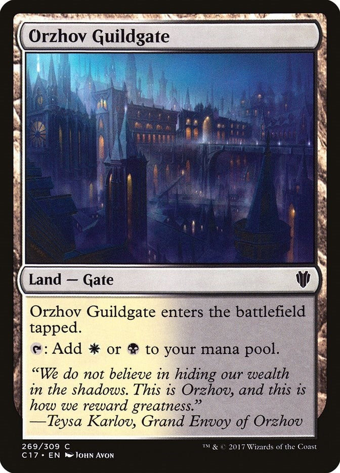 Image for Orzhov Guildgate (Commander 2017) (269) - Magic: The Gathering