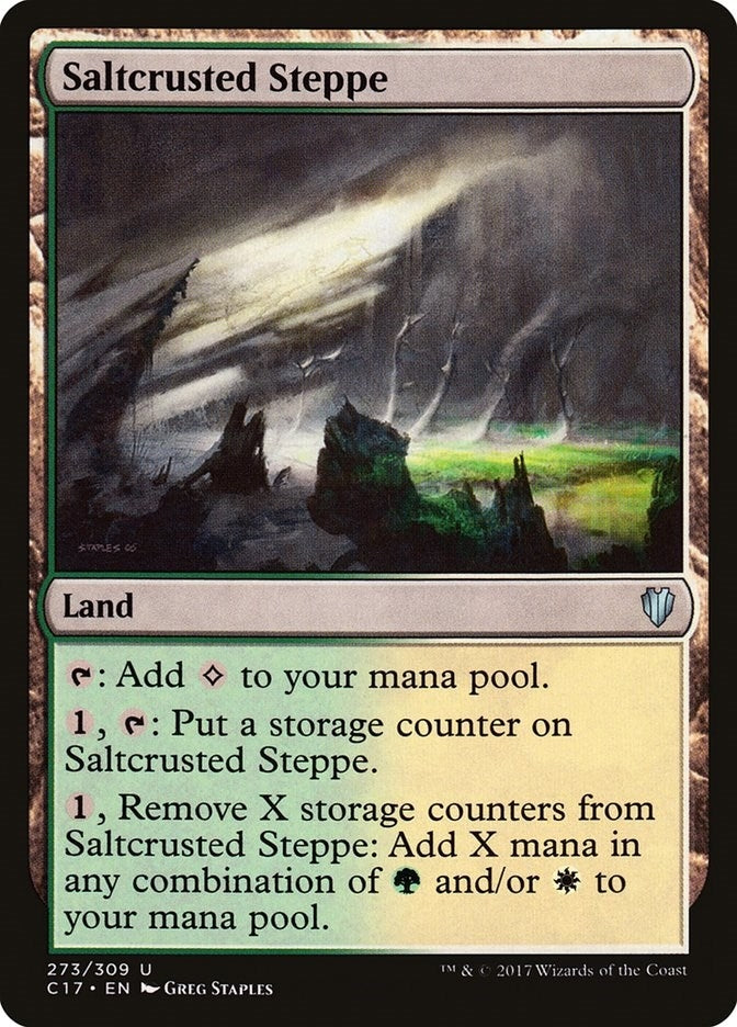Image for Saltcrusted Steppe (Commander 2017) (273) - Magic: The Gathering