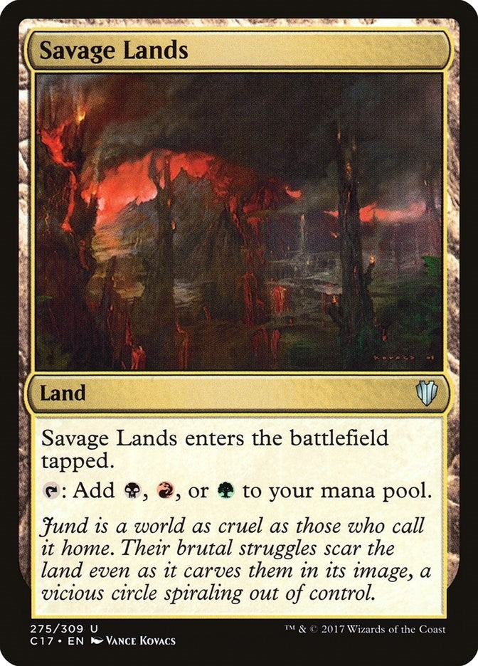 Image for Savage Lands (Commander 2017) (275) - Magic: The Gathering