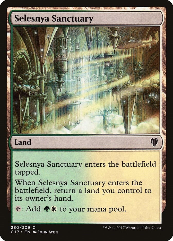 Image for Selesnya Sanctuary (Commander 2017) (280) - Magic: The Gathering