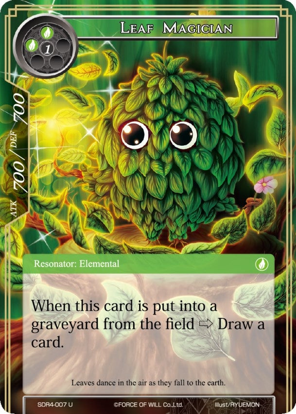 Image for Leaf Magician (Reiya Cluster Starter Deck) (SDR4-007) - Force of Will