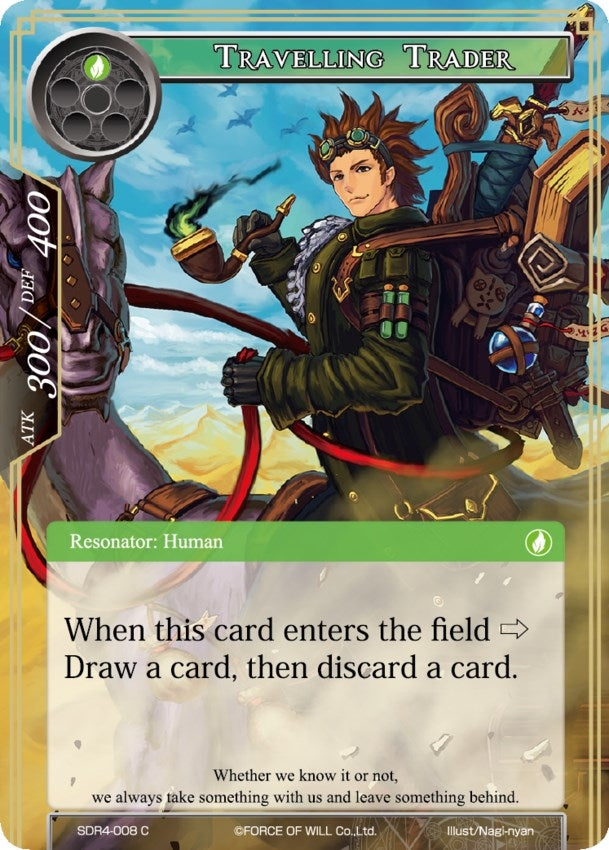 Image for Travelling Trader (Reiya Cluster Starter Deck) (SDR4-008) - Force of Will