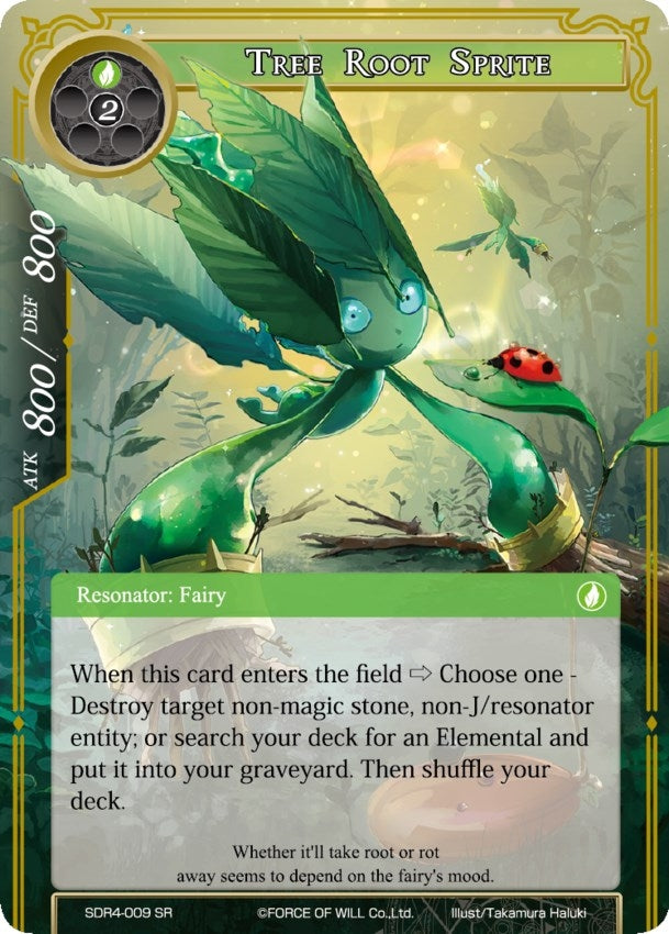 Image for Tree Root Sprite (Reiya Cluster Starter Deck) (SDR4-009) - Force of Will