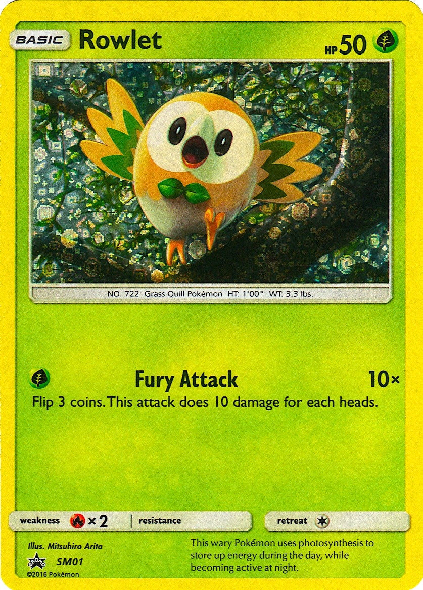 Image for Rowlet - SM01 (General Mills Promo) (Miscellaneous Cards & Products) (SM01) - Pokemon