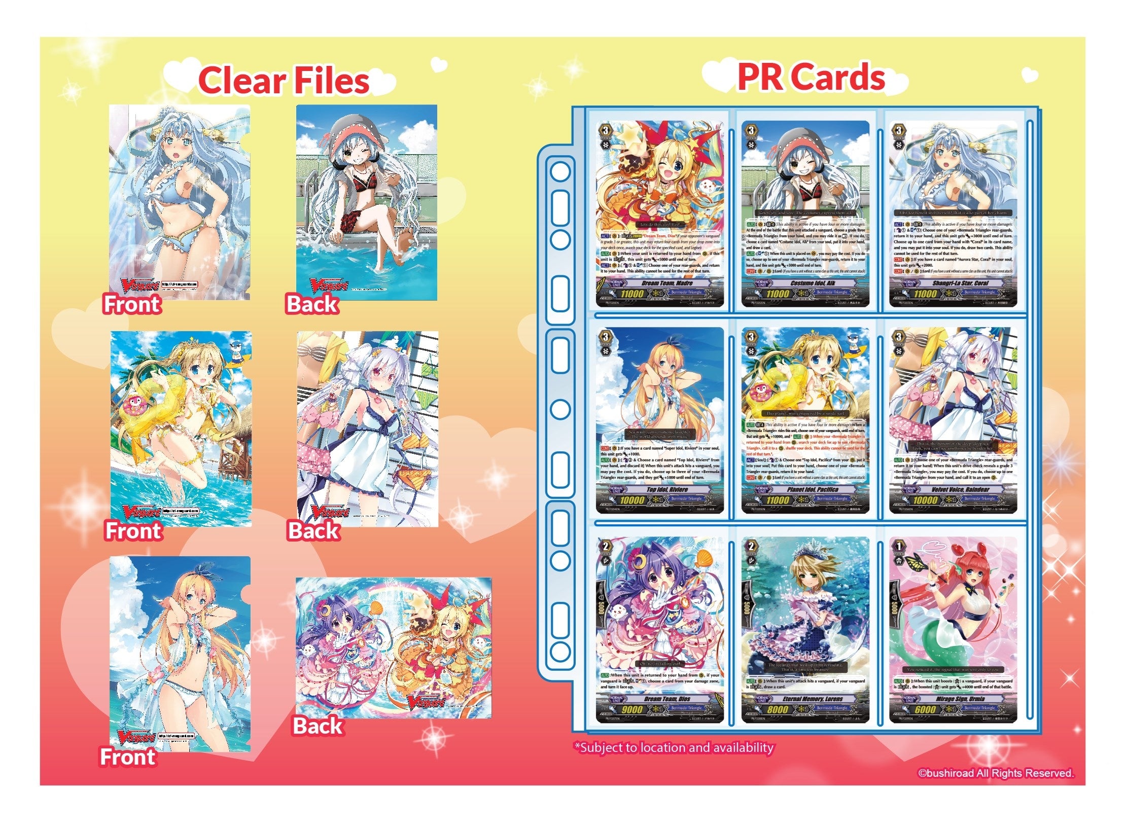 Image for Summer Idol Set - Cardfight Vanguard