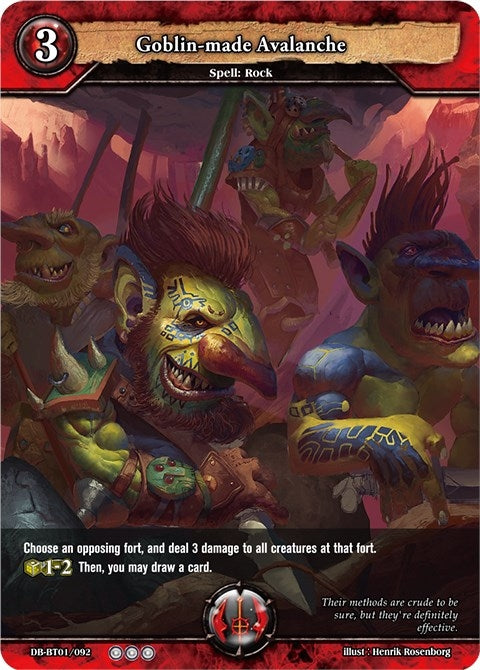 Image for Goblin-made Avalanche (Rally to War) (DB-BT01/092) - Dragoborne