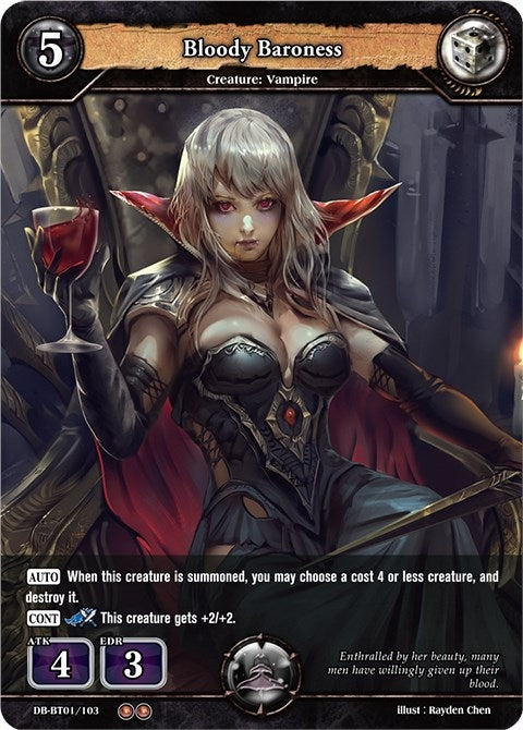 Image for Bloody Baroness (Rally to War) (DB-BT01/103) - Dragoborne