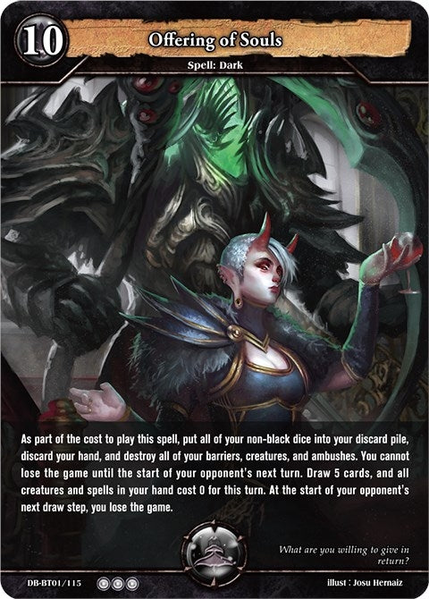 Image for Offering of Souls (Rally to War) (DB-BT01/115) - Dragoborne