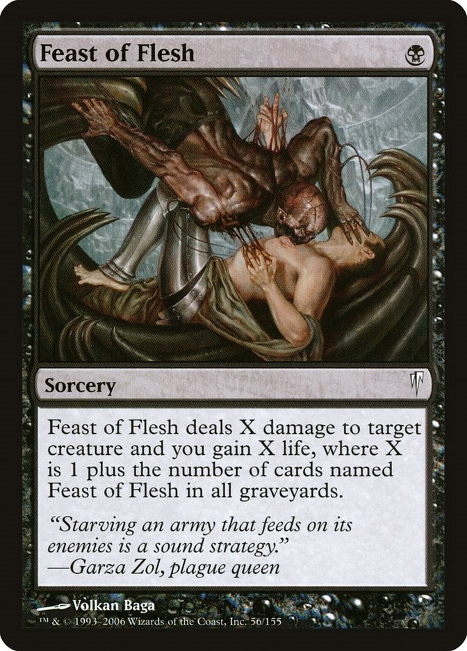 Image for Feast of Flesh (Coldsnap) (56) - Magic: The Gathering