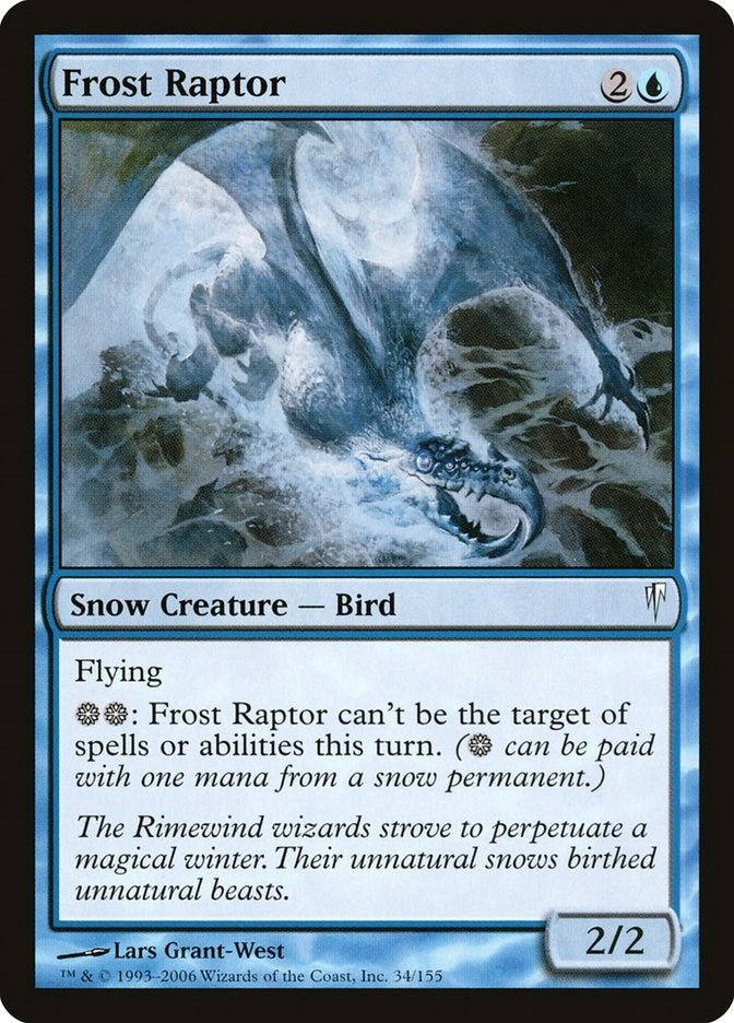 Image for Frost Raptor (Coldsnap) (34) - Magic: The Gathering