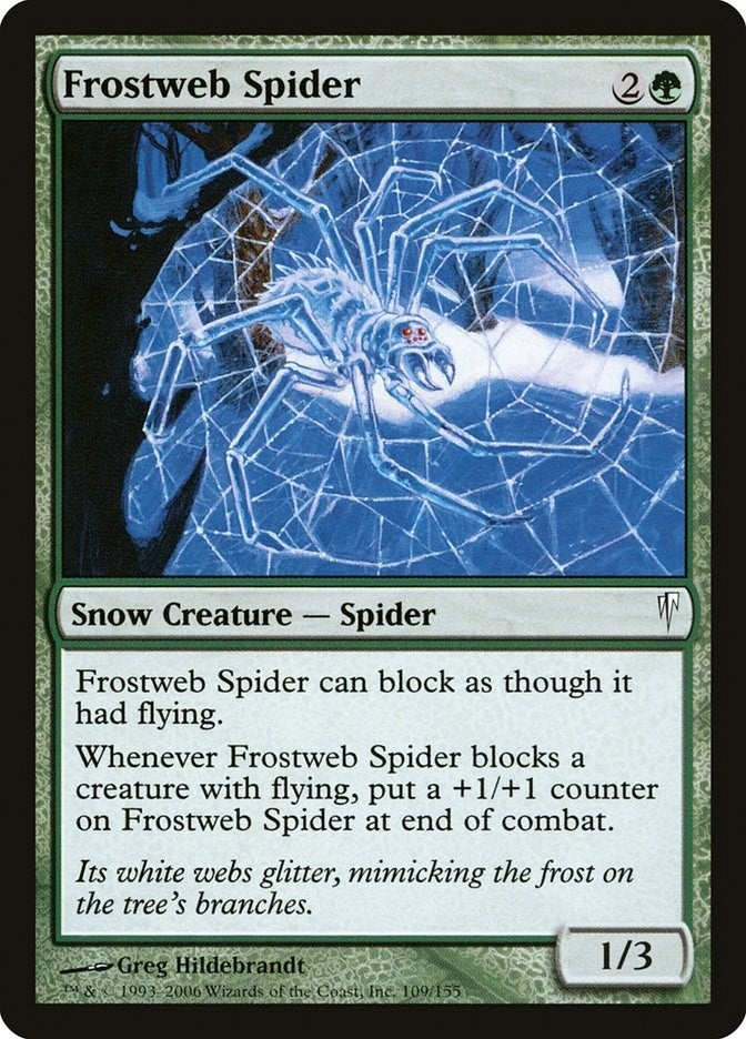 Image for Frostweb Spider (Coldsnap) (109) - Magic: The Gathering
