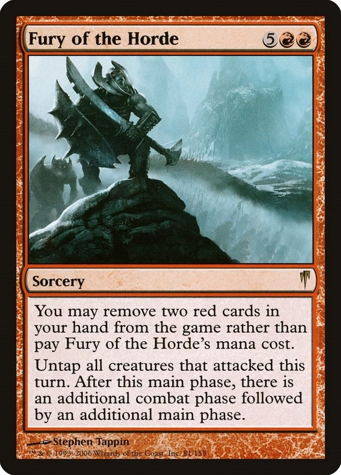 Image for Fury of the Horde (Coldsnap) (81) - Magic: The Gathering