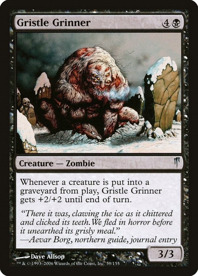 Image for Gristle Grinner (Coldsnap) (59) - Magic: The Gathering