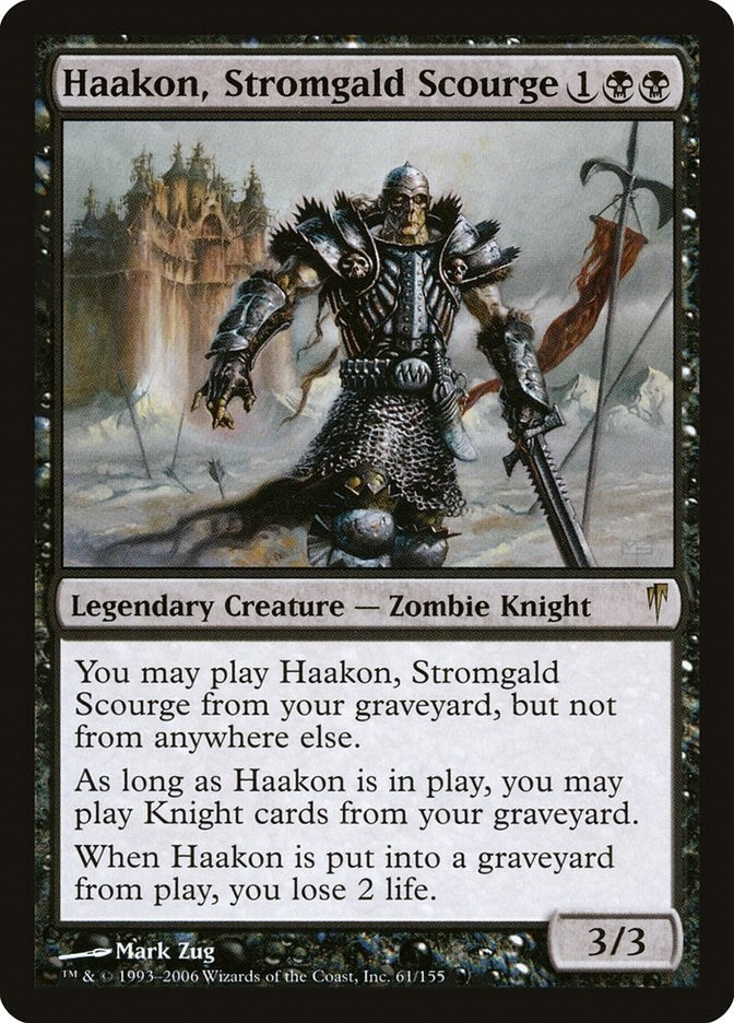 Image for Haakon, Stromgald Scourge (Coldsnap) (61) - Magic: The Gathering