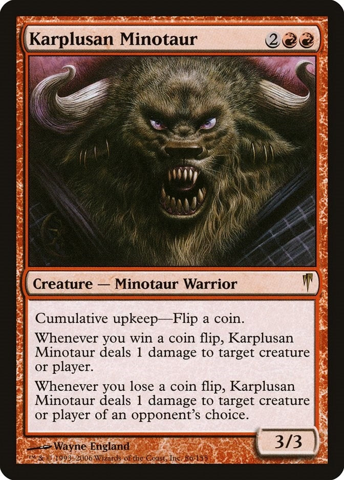Image for Karplusan Minotaur (Coldsnap) (86) - Magic: The Gathering