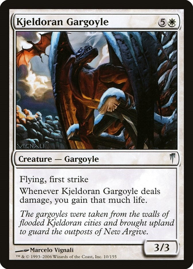 Image for Kjeldoran Gargoyle (Coldsnap) (10) - Magic: The Gathering