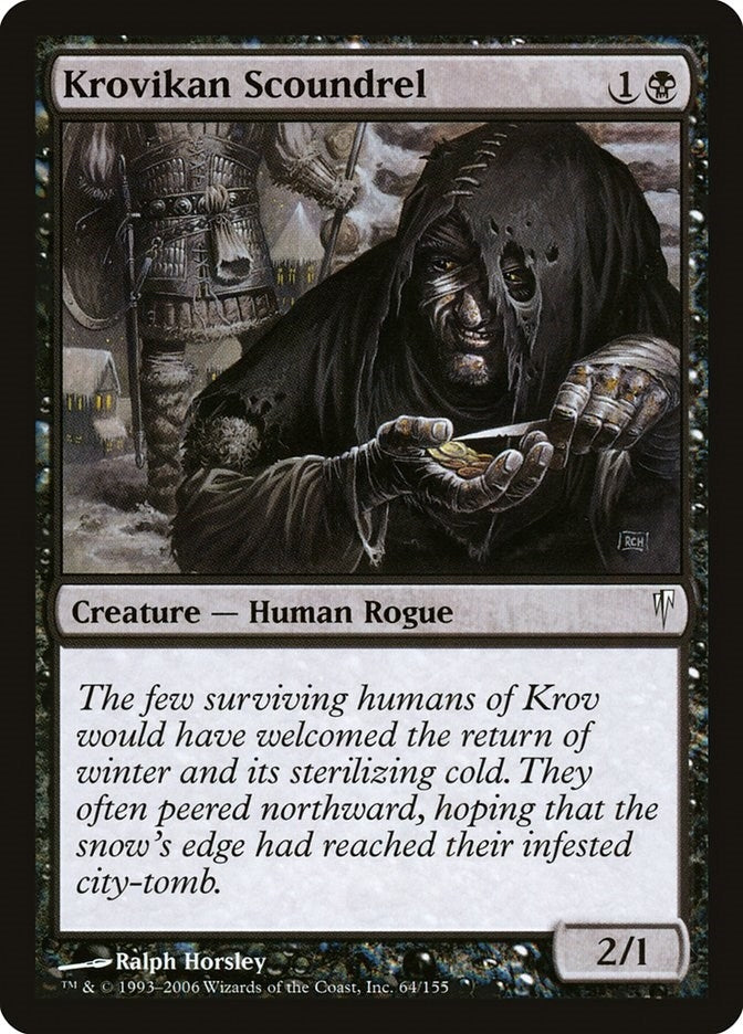 Image for Krovikan Scoundrel (Coldsnap) (64) - Magic: The Gathering
