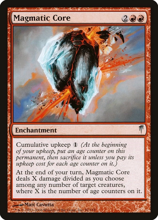 Image for Magmatic Core (Coldsnap) (91) - Magic: The Gathering