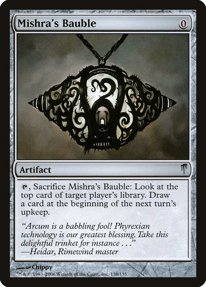 Image for Mishra's Bauble (Coldsnap) (138) - Magic: The Gathering