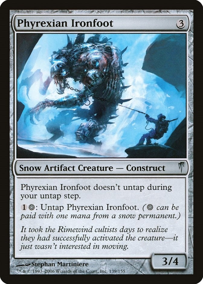 Image for Phyrexian Ironfoot (Coldsnap) (139) - Magic: The Gathering