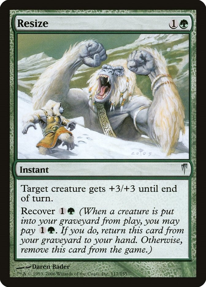 Image for Resize (Coldsnap) (117) - Magic: The Gathering