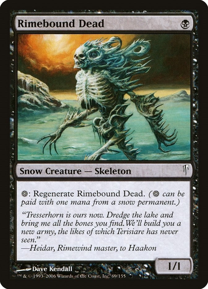 Image for Rimebound Dead (Coldsnap) (69) - Magic: The Gathering