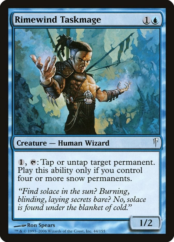 Image for Rimewind Taskmage (Coldsnap) (44) - Magic: The Gathering