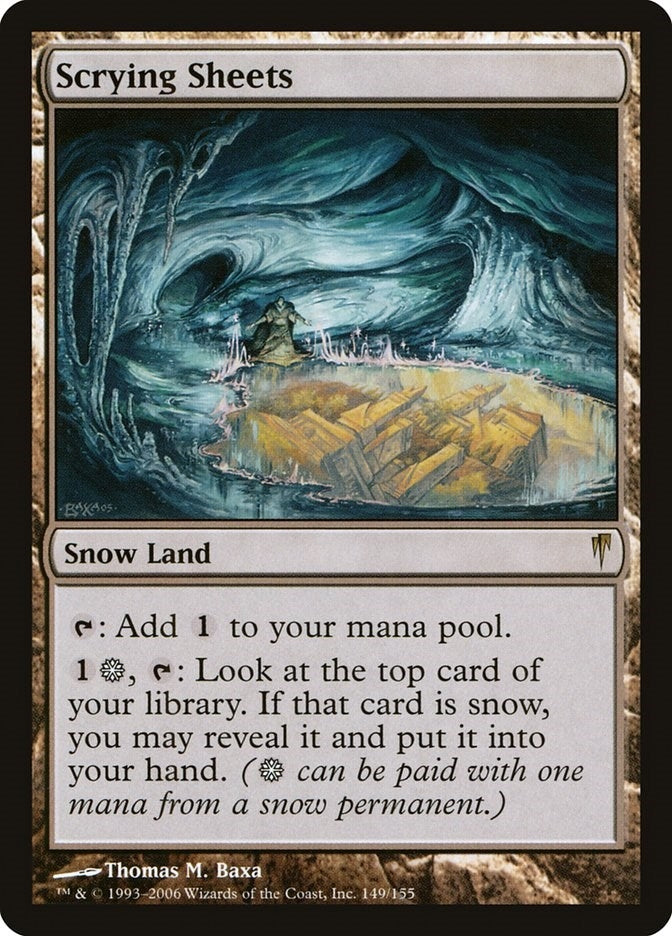 Image for Scrying Sheets (Coldsnap) (149) - Magic: The Gathering