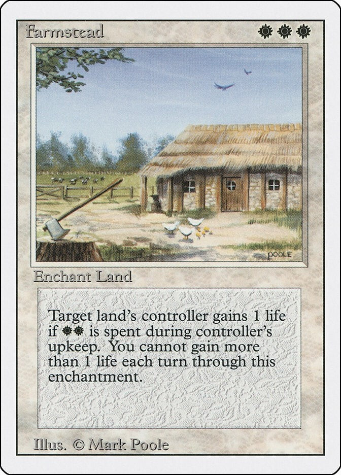 Image for Farmstead (Revised Edition) - Magic: The Gathering