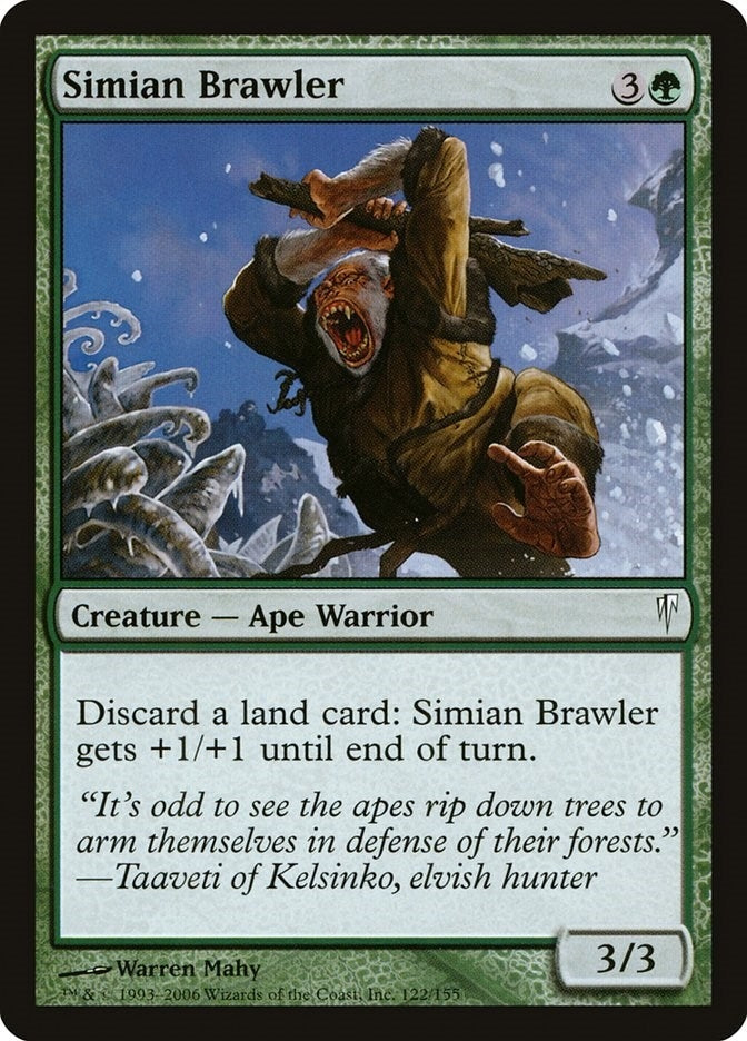 Image for Simian Brawler (Coldsnap) (122) - Magic: The Gathering