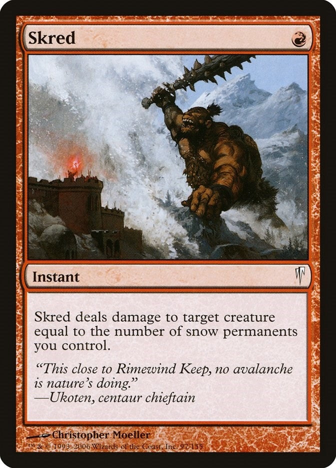Image for Skred (Coldsnap) (97) - Magic: The Gathering