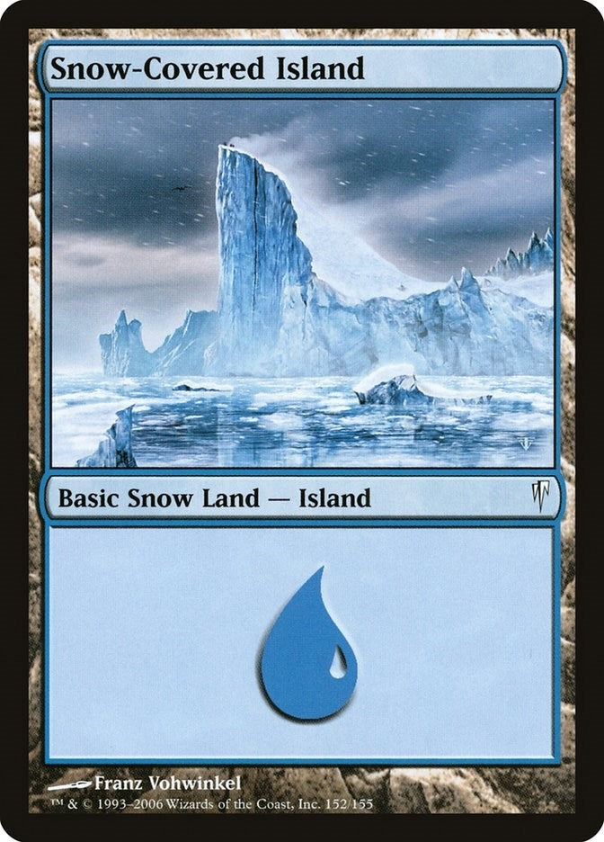 Image for Snow-Covered Island (Coldsnap) (152) - Magic: The Gathering