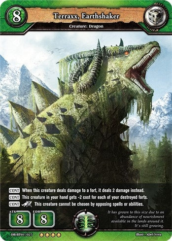 Image for Terraxx, Earthshaker (Rally to War) (DB-BT01/025) - Dragoborne