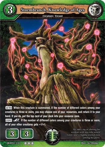 Image for Stormbranch, Knowledge of Ages (Rally to War) (DB-BT01/030) - Dragoborne