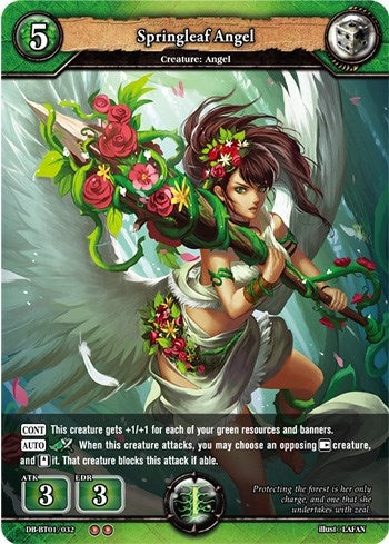 Image for Springleaf Angel (Rally to War) (DB-BT01/032) - Dragoborne