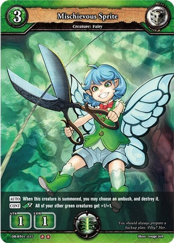 Image for Mischievous Sprite (Rally to War) (DB-BT01/035) - Dragoborne