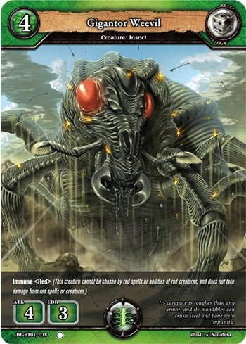 Image for Gigantor Weevil (Rally to War) (DB-BT01/038) - Dragoborne