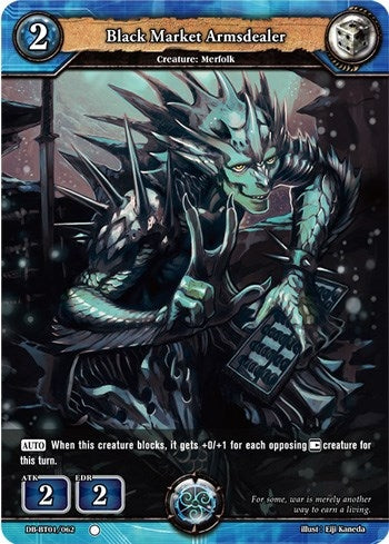 Image for Black Market Armsdealer (Rally to War) (DB-BT01/062) - Dragoborne