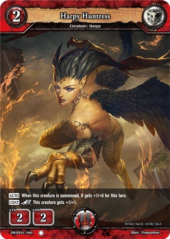 Image for Harpy Huntress (Rally to War) (DB-BT01/090) - Dragoborne