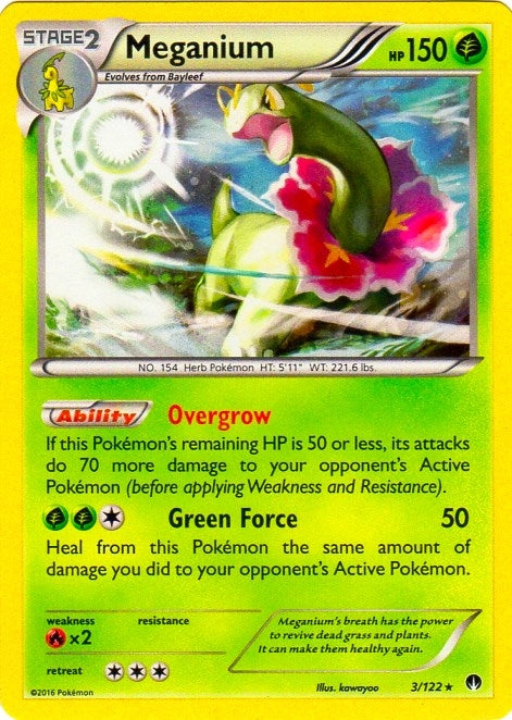Image for Meganium - 3/122 (Cosmos Holo) (Blister Exclusives) (003/122) - Pokemon