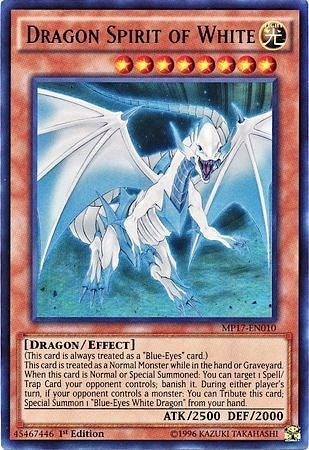 Image for Dragon Spirit of White (2017 Mega-Tins Mega Pack) (MP17-EN010) - YuGiOh