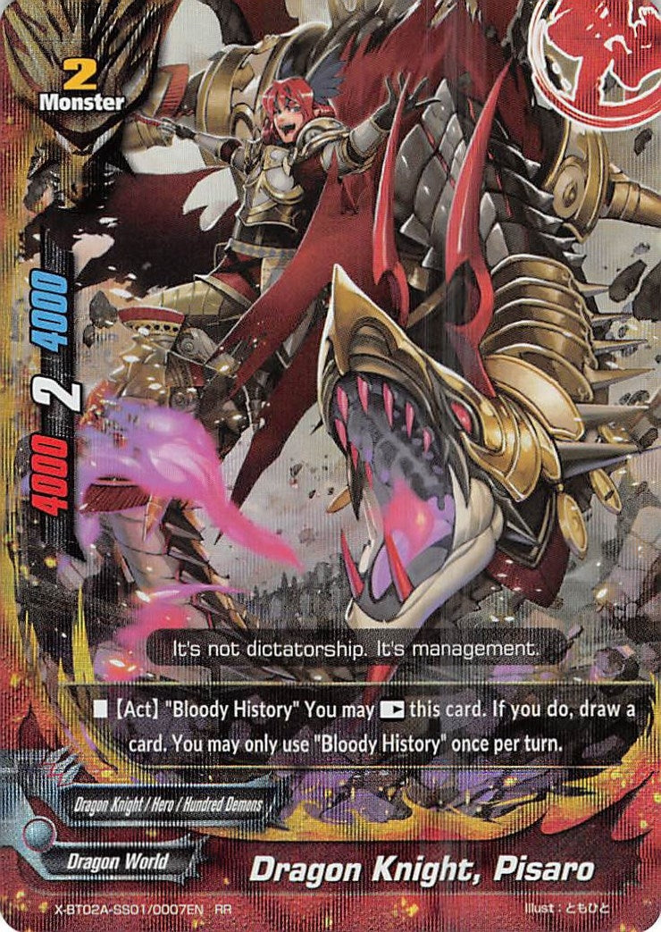 Image for Dragon Knight, Pisaro (Evolution & Mutation) (X-BT02A-SS01/0007EN) - Future Card BuddyFight