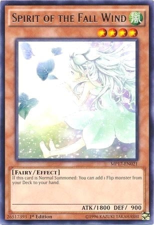 Image for Spirit of the Fall Wind (2017 Mega-Tins Mega Pack) (MP17-EN021) - YuGiOh