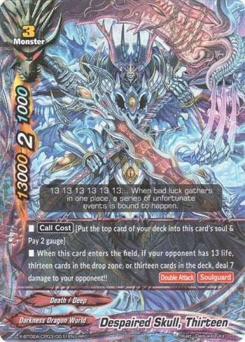 Image for Despaired Skull, Thirteen (Evolution & Mutation) (X-BT02A-CP03/0011EN) - Future Card BuddyFight