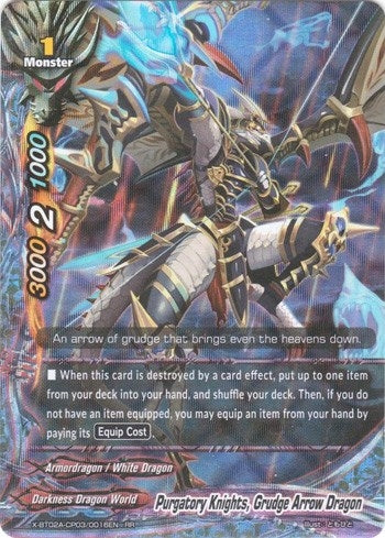 Image for Purgatory Knights, Grudge Arrow Dragon (Evolution & Mutation) (X-BT02A-CP03/0016EN) - Future Card BuddyFight