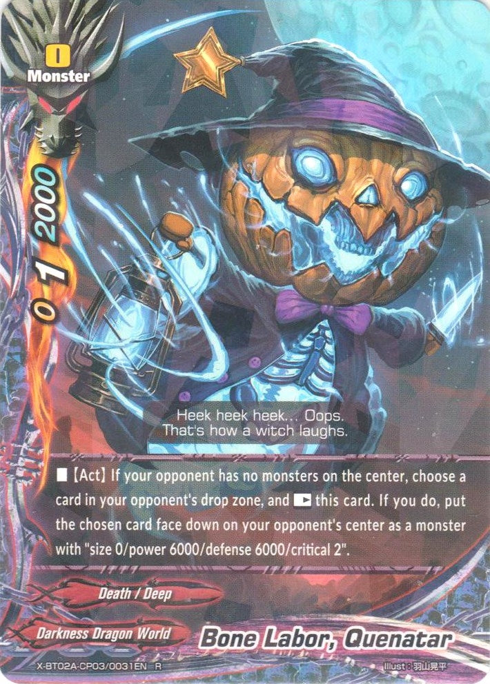 Image for Bone Labor, Quenatar (Evolution & Mutation) (X-BT02A-CP03/0031EN) - Future Card BuddyFight
