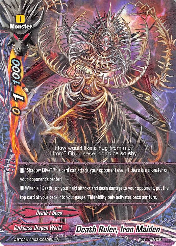 Image for Death Ruler, Iron Maiden (Evolution & Mutation) (X-BT02A-CP03/0032EN) - Future Card BuddyFight
