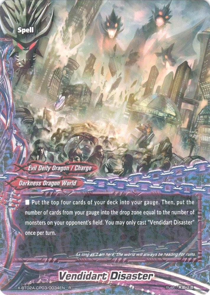 Image for Vendidart Disaster (Evolution & Mutation) (X-BT02A-CP03/0034EN) - Future Card BuddyFight