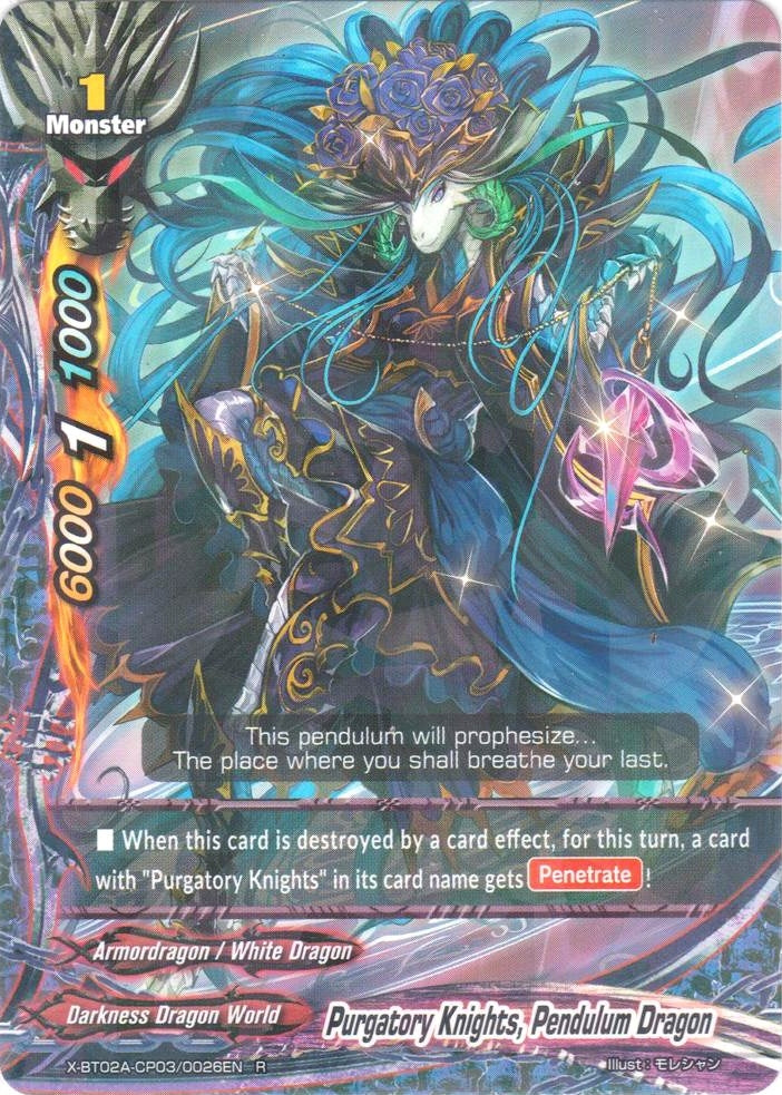 Image for Purgatory Knights, Pendulum Dragon (Evolution & Mutation) (X-BT02A-CP03/0026EN) - Future Card BuddyFight